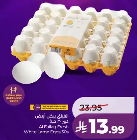 الفيلاق بيض ابيض كبير 30 حبه