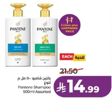 Pantene Shampoo 500ml Assorted