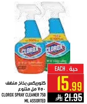 كلوركس بخاخ منظف