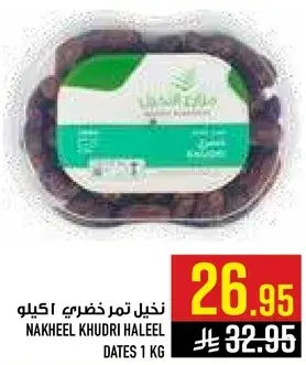 نخيل تمر خضري ١ كيلو