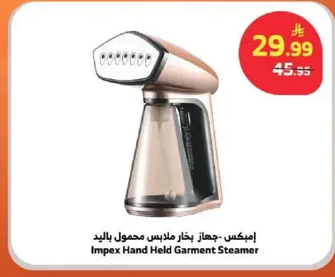 Impex Hand Held Garment Steamer.
