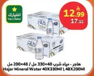 هاجر - مياه معدنيه 40×330 مل