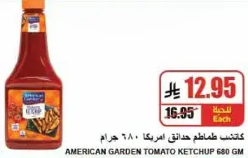 American Garden Tomato Ketchup 680 gm