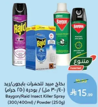 Baygon/Raid Insect Killer Spray (300/400ml)