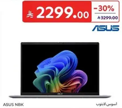 ASUS NBK laptop, 30% off.