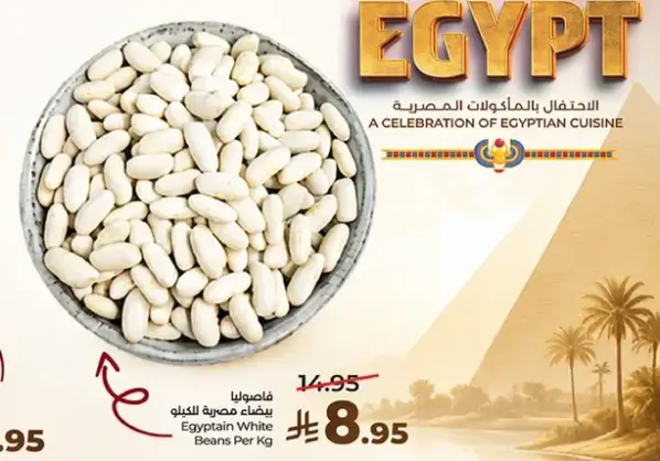 Egyptian White Beans Per Kg