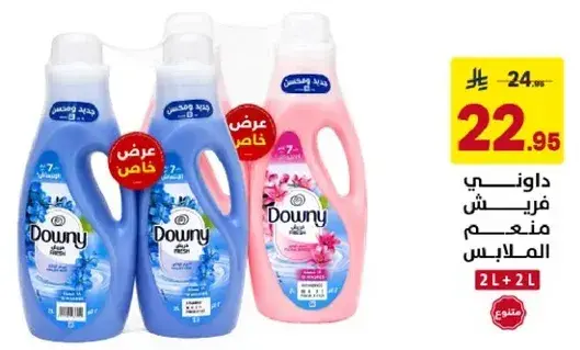 داوني فريش منعم الملابس 2 + 2 لتر.