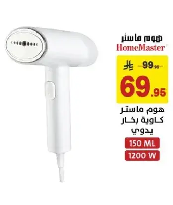 HomeMaster Handheld Steamer 150 ML 1200 W