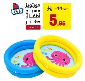 مسبح اطفال صغير.