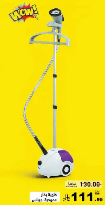 Garment steamer.