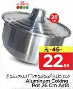Aluminum Cooking Pot 26 Cm Astd