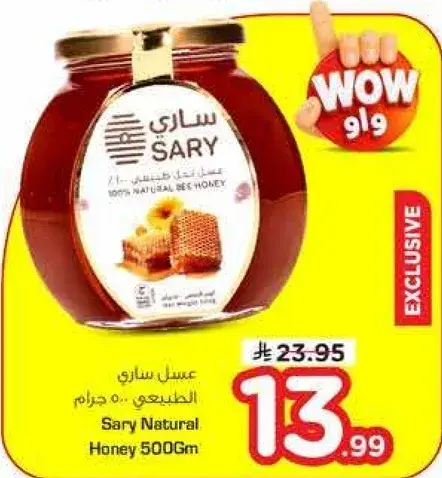 Sary Natural Honey 500Gm