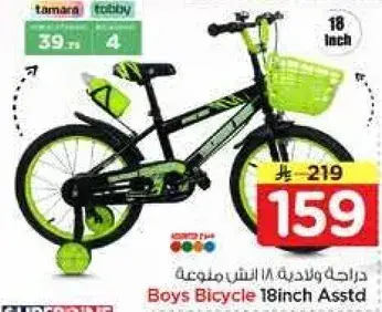 Boys Bicycle 18inch Asstd