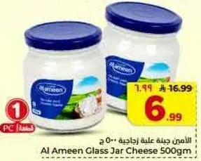 Al Ameen Glass Jar Cheese 500g