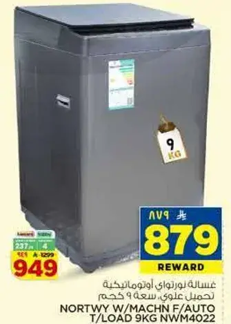 Nortwy Washing Machine Front Load 9kg NWM4022