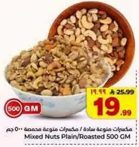 Mixed Nuts Plain/Roasted 500 GM