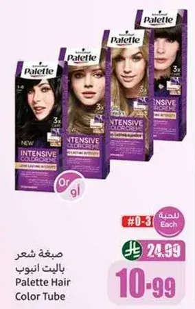 انبوب صبغه شعر Palette، كريم لون مكثف، 0-3