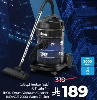 IKON Drum Vacuum Cleaner IKDVG21 21L
