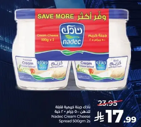جبنه كريميه نادك 500 جرام × 2