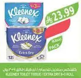 KLEENEX TOILET TISSUE EXTRA DRY 12 ROLLS