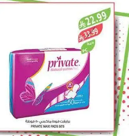 Private Maxi Pads 50's