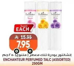 Enchanteur Perfumed Talc (Assorted) 250gm