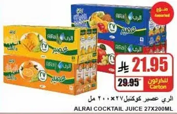 الري عصير كوكتيل 27×200 مل