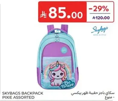 Skybags Backpack Pixie Assorted
