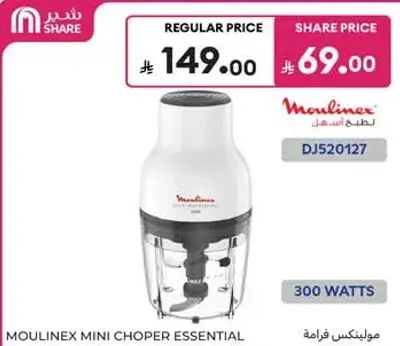 Moulinex Mini Chopper Essential, 300 W
