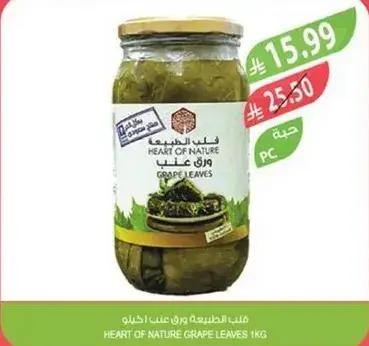 قلب الطبيعه ورق عنب 1 كيلو