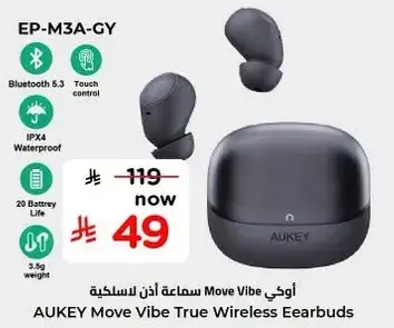 AUKEY Move Vibe True Wireless Earbuds