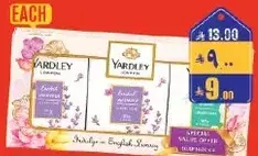 Yardley Soap 2+1, 100gm