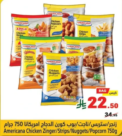 Americana Chicken Zinger/Strips/Nuggets 750gm