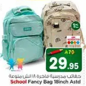 School Fancy Bag 18inch Astd