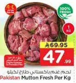 لحم غنم باكستاني طازج