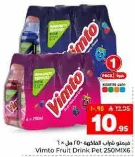 منجو شربات فواكه 250 مل x 6