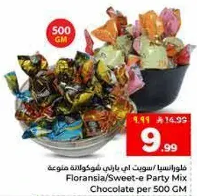 Floransia/Sweet-e Party Mix Chocolate per 500 GM