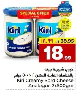 كيري شبيهه جبنه 2 × 500 جرام