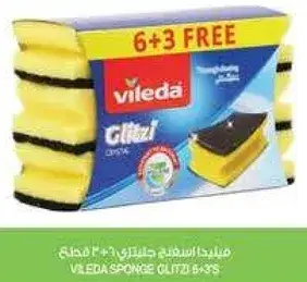 VILEDA SPONGE GLITZI 6+3'S