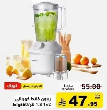 Electric blender 1.8L 650W