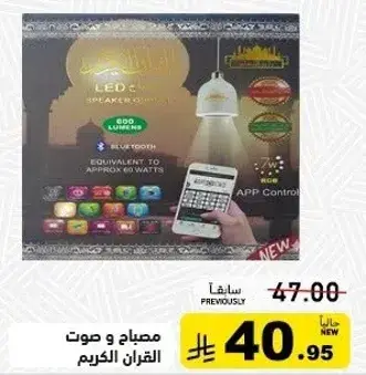 LED lamp and speaker