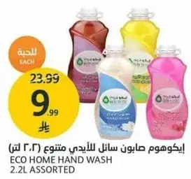 Eco Home Hand Wash 2.2L Assorted