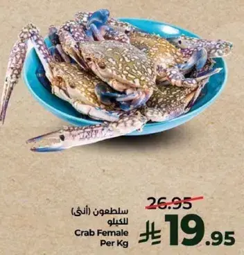 Crab Female Per Kg