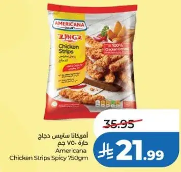 Americana Chicken Strips Spicy 750gm
