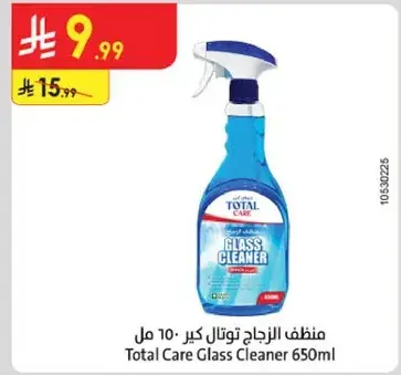 Total Care Glass Cleaner 650ml