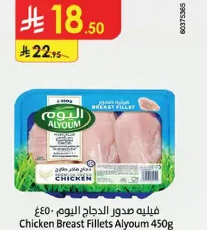 Chicken breast fillets.