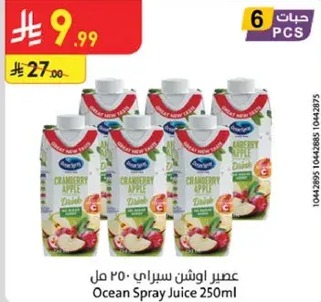 Ocean Spray Juice 250ml (6 pcs)
