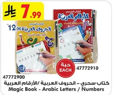 Magic Book - Arabic Letters/ Numbers