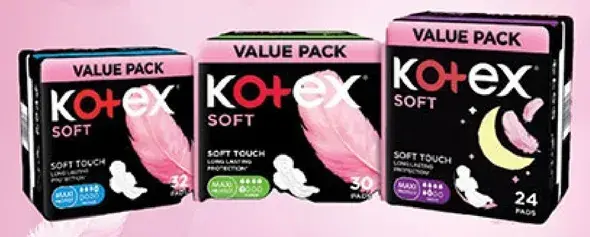 Kotex Soft Value Pack 24 pads