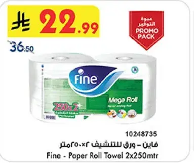 فايـن - ورق للتنشيف 2 × 250 متر